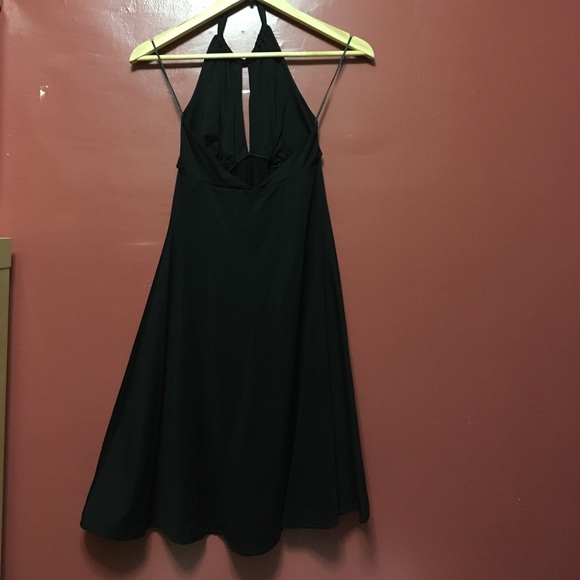 Halter Black Dress - Picture 2 of 3